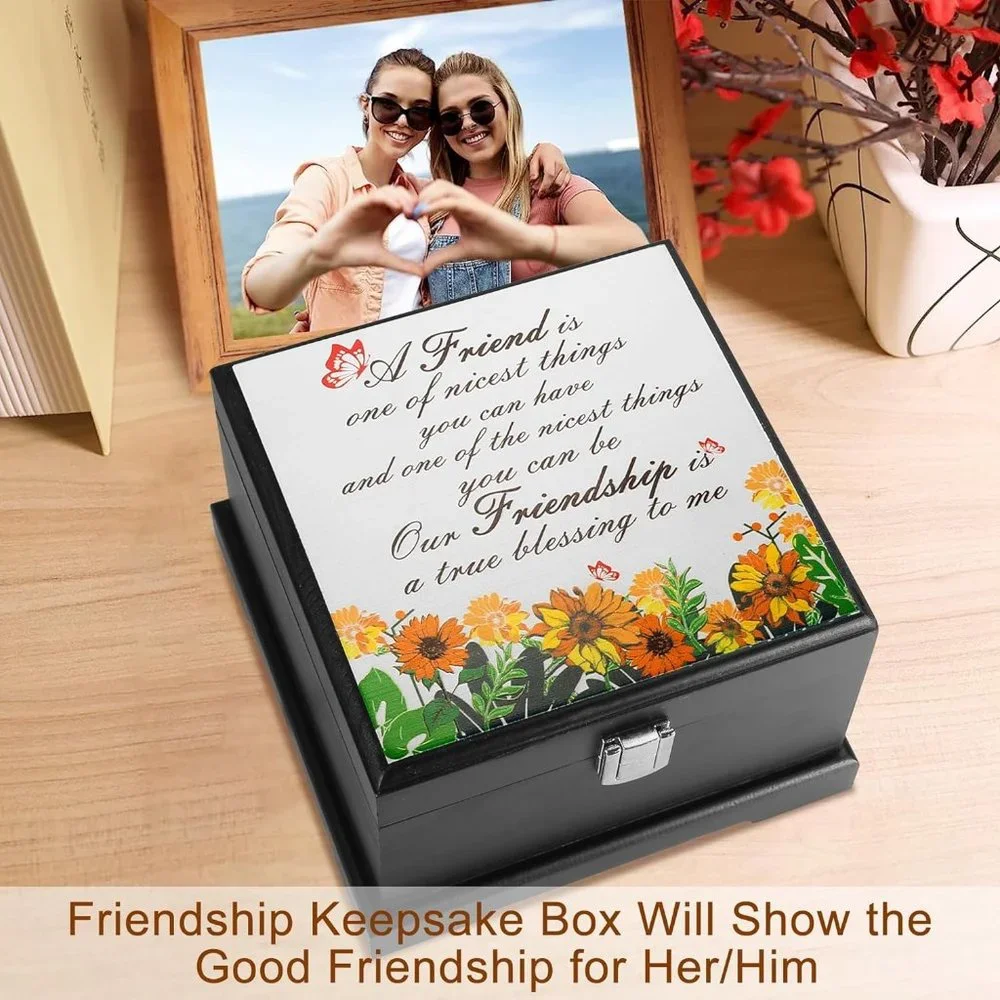 ADMLC Wooden Friendship Decorative Box - Picture 2 of 4